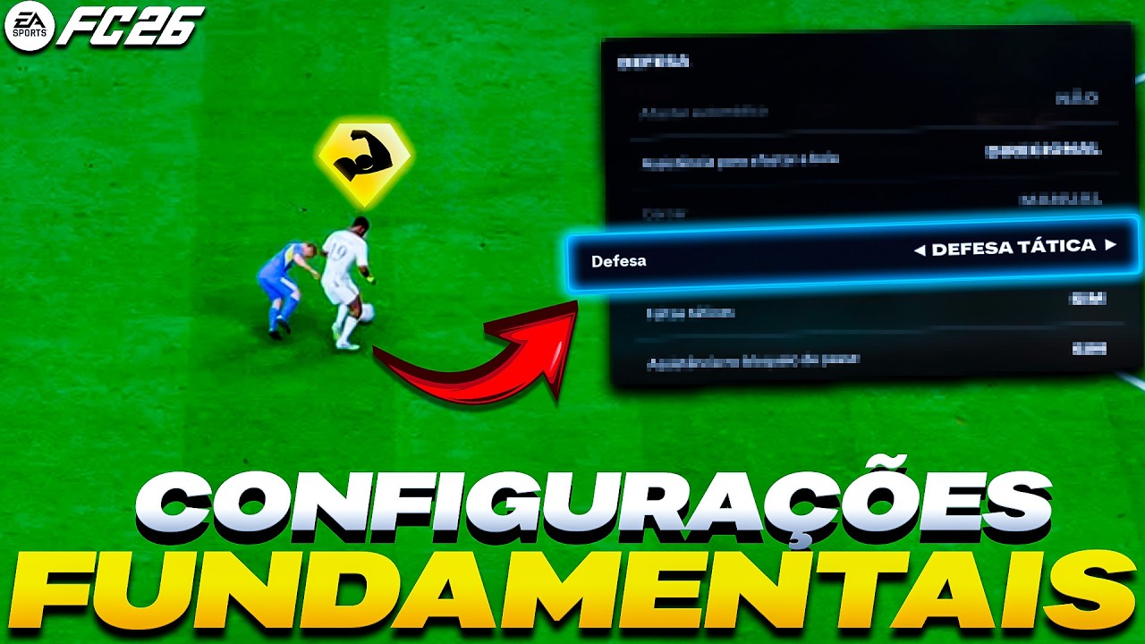 Por isso que sua DEFESA é HORRÍVEL🚨 5 configurações que TODO jogador PRECISA alterar no EA FC 26
