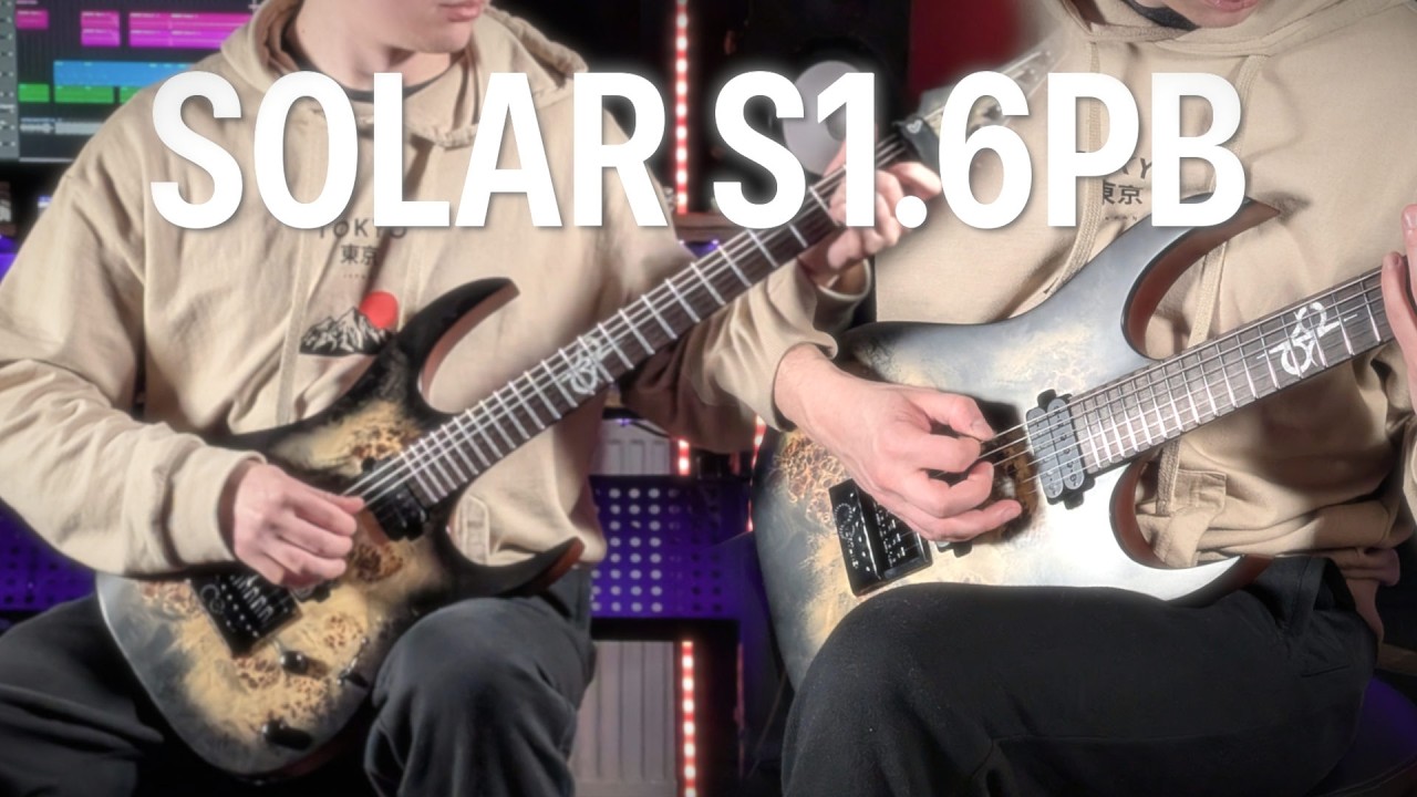 Crazy Slipknot Tone on my new Solar S1.6PB
