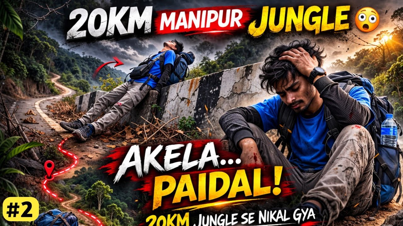 Lift nhi mili  to 20 km paidal chala  | Manipur | Dangerous day 
