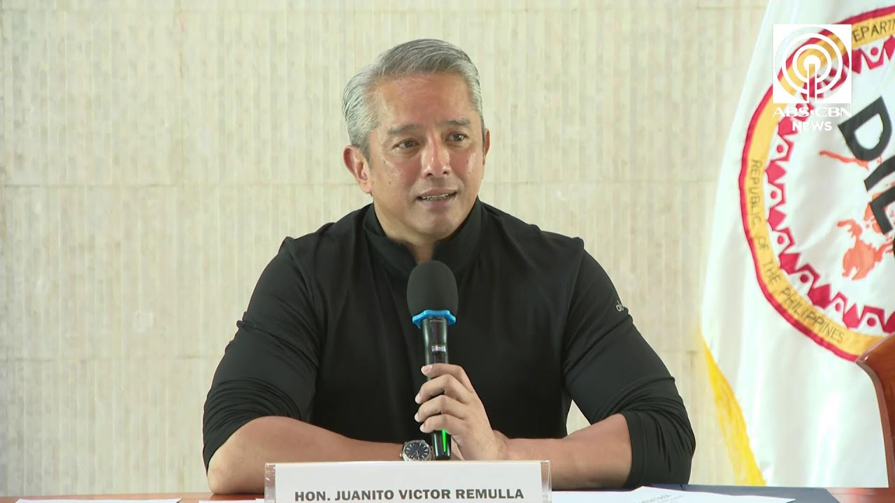 LIVE: DILG Sec. Jonvic Remulla holds press briefing
