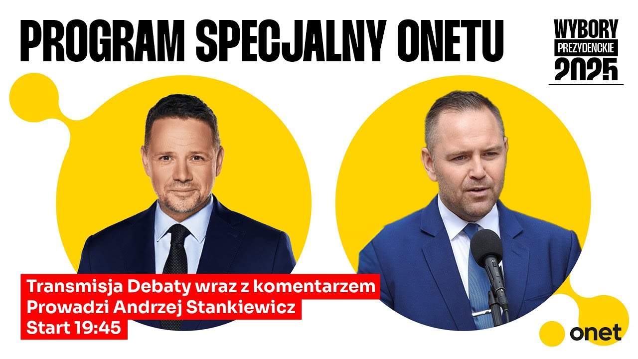 Program specjalny Onetu. Transmisja debaty wraz z komentarzem