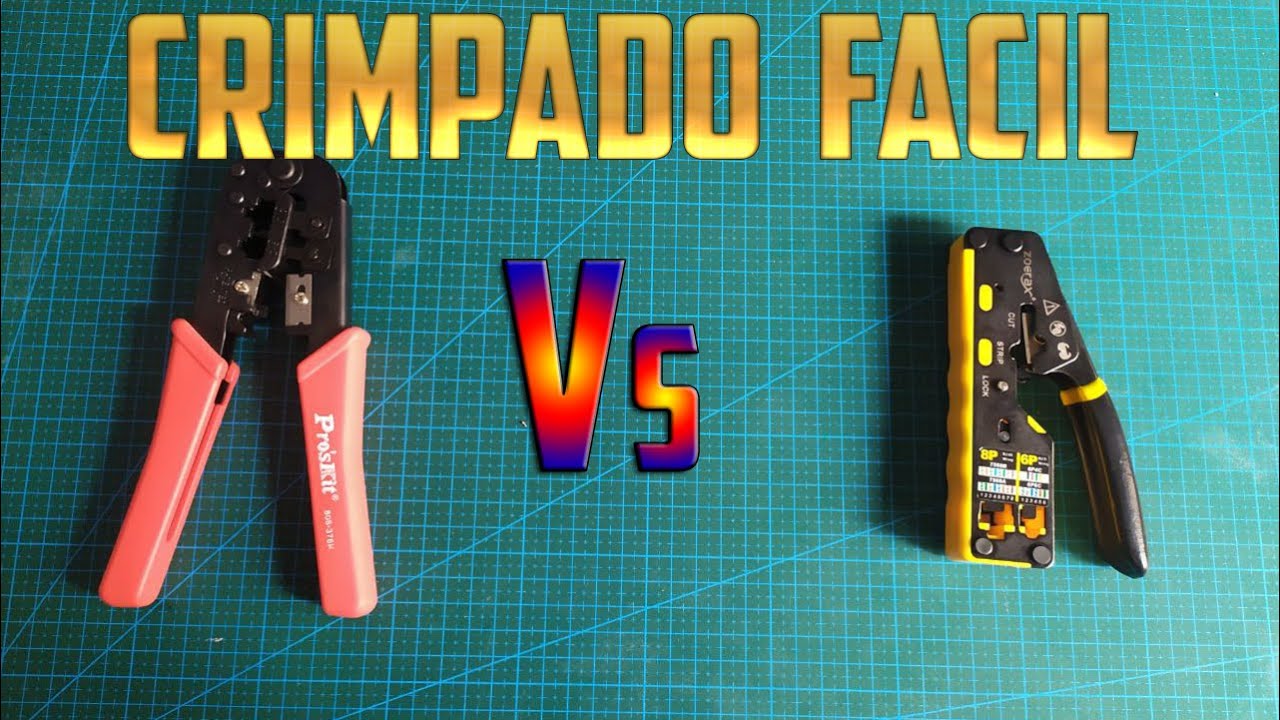 Crimpado fácil de cables Ethernet
