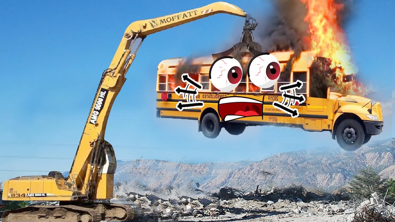 Destroy Buildings and Cars Mercilessly - Satisfying Video Destroys Everything | Woa Doodland