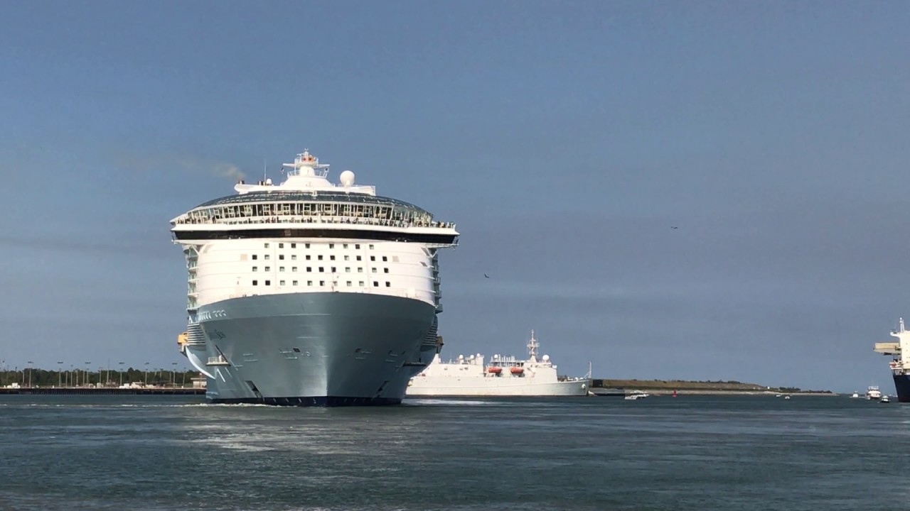 Oasis Of The Seas Leaving Port Canaveral May 28th, 2017