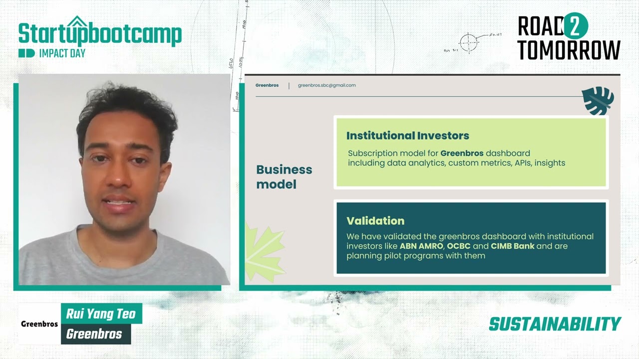 Greenbros - Sustainability 2022 - Impact Day 2022 Pitch