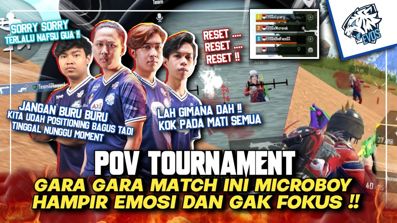 CUMA DI MATCH INI MICROBOY HAMPIR FRUSTASI SAMA TEAM SENDIRI DI TOURNAMENT !! - Microboy