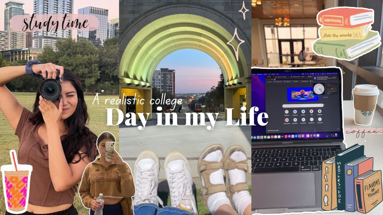 Day in my life as a college student | Txst university, college tips, and studying