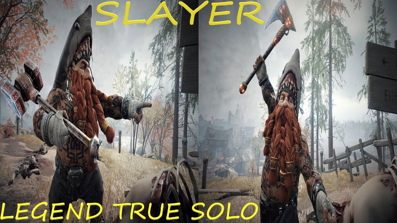 Empire in Flames - Slayer - Legend True solo - Great Hammer/Great Axe - Warhammer Vermintide 2
