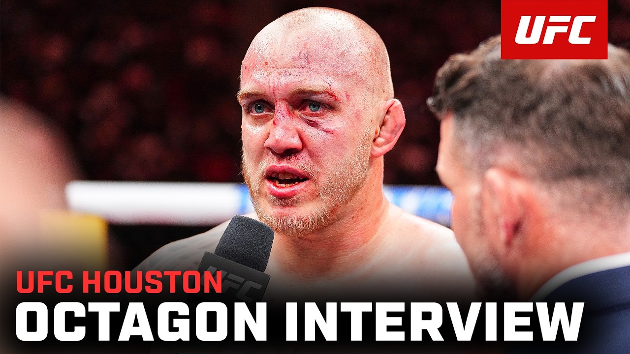 Serghei Spivac Octagon Interview | UFC Houston