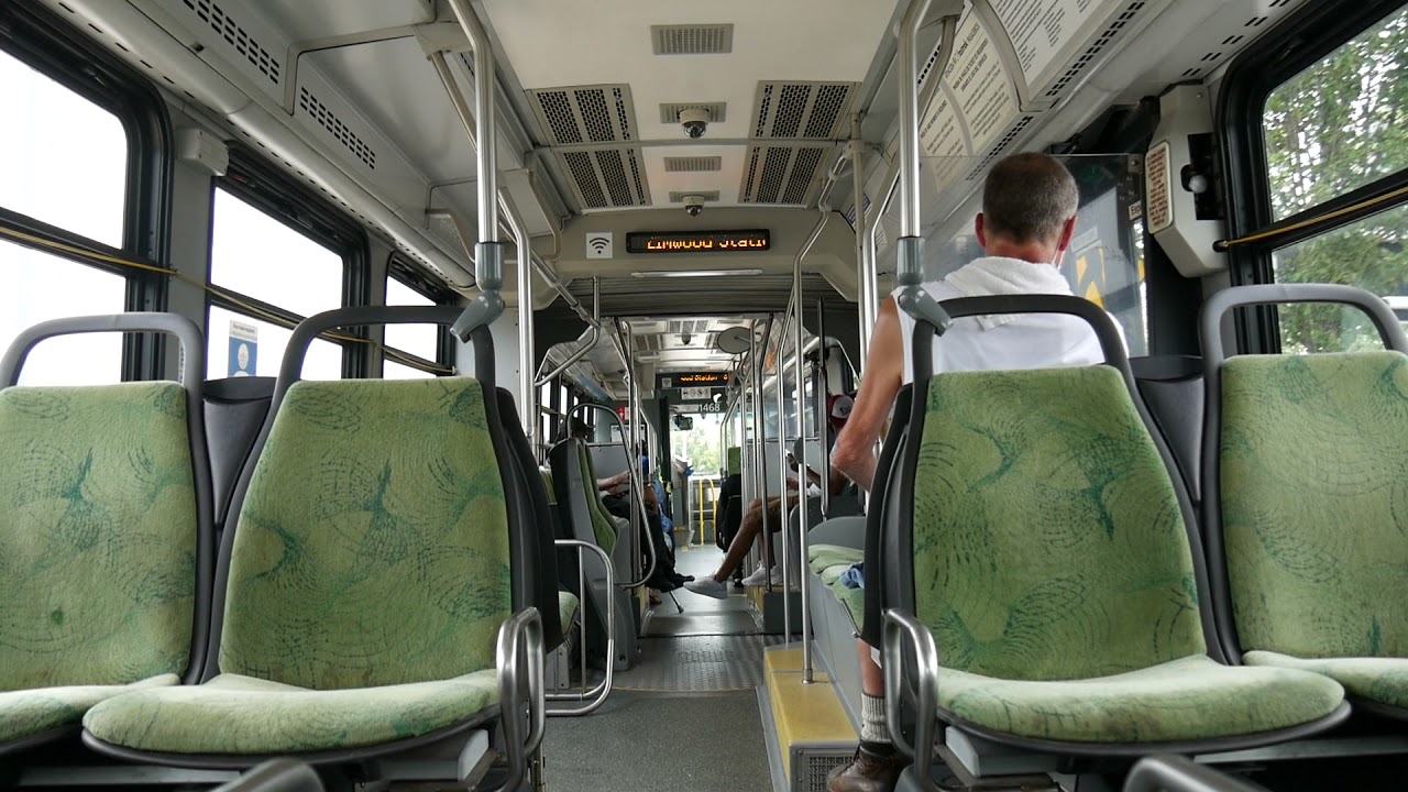 CTfastrak: On-Board New Britain Bound Novabus LFS Articulated Hybrid #1468 Route 101