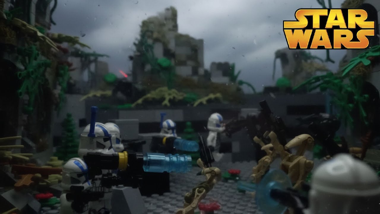 💥 Возвращение Эхо. Полный фильм. 💥 Покадровая анимация Lego: Войны клонов.
