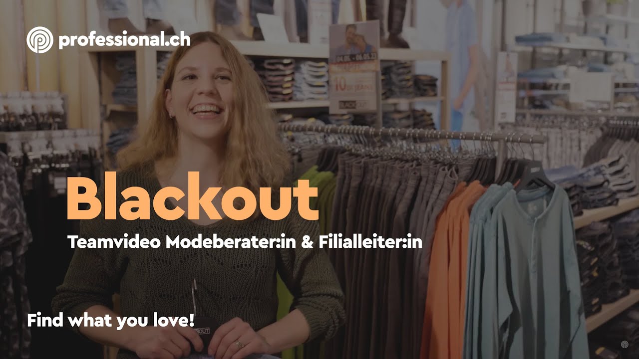 Modeberater:in & Filialleiter:in bei der Blackout Jeans Fritz Schweiz AG | professional.ch