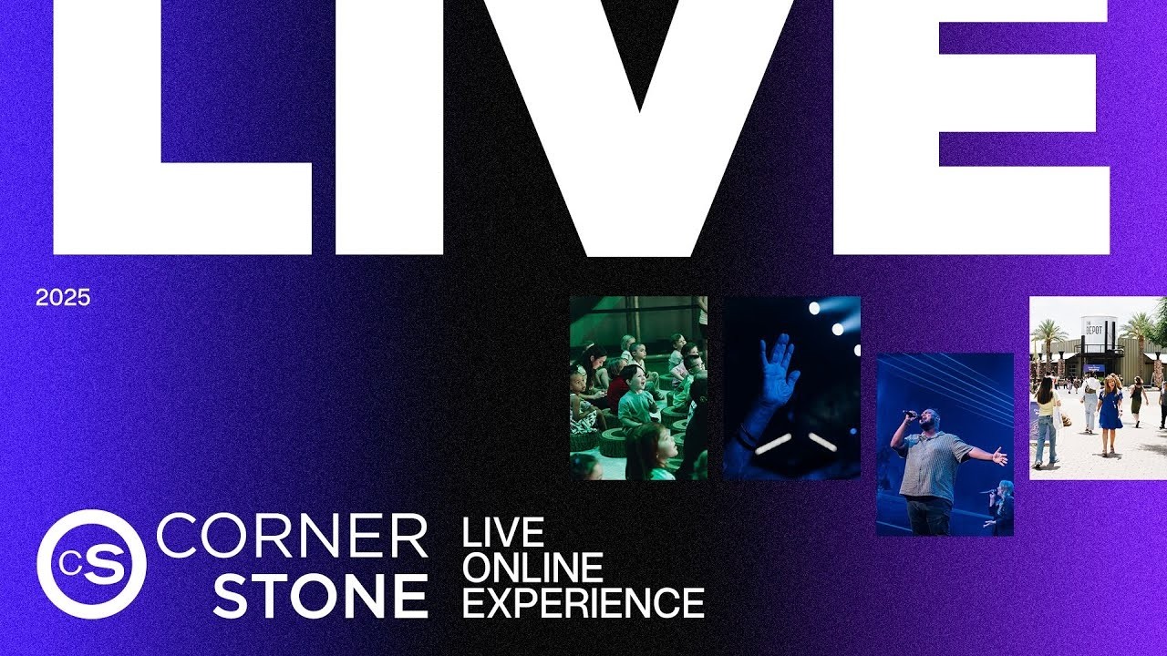 12:10 Cornerstone is Live!  Join Us Now for Church Online!