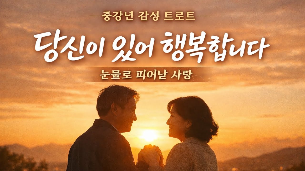 중장년 감성 트로트 💕 당신이 있어 행복합니다 | 눈물나는 사랑노래 | 여성보컬 인생트로트