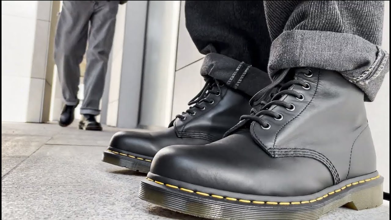 Ботинки Dr. Martens 1460 &mdash; Black Nappa | MARTENS