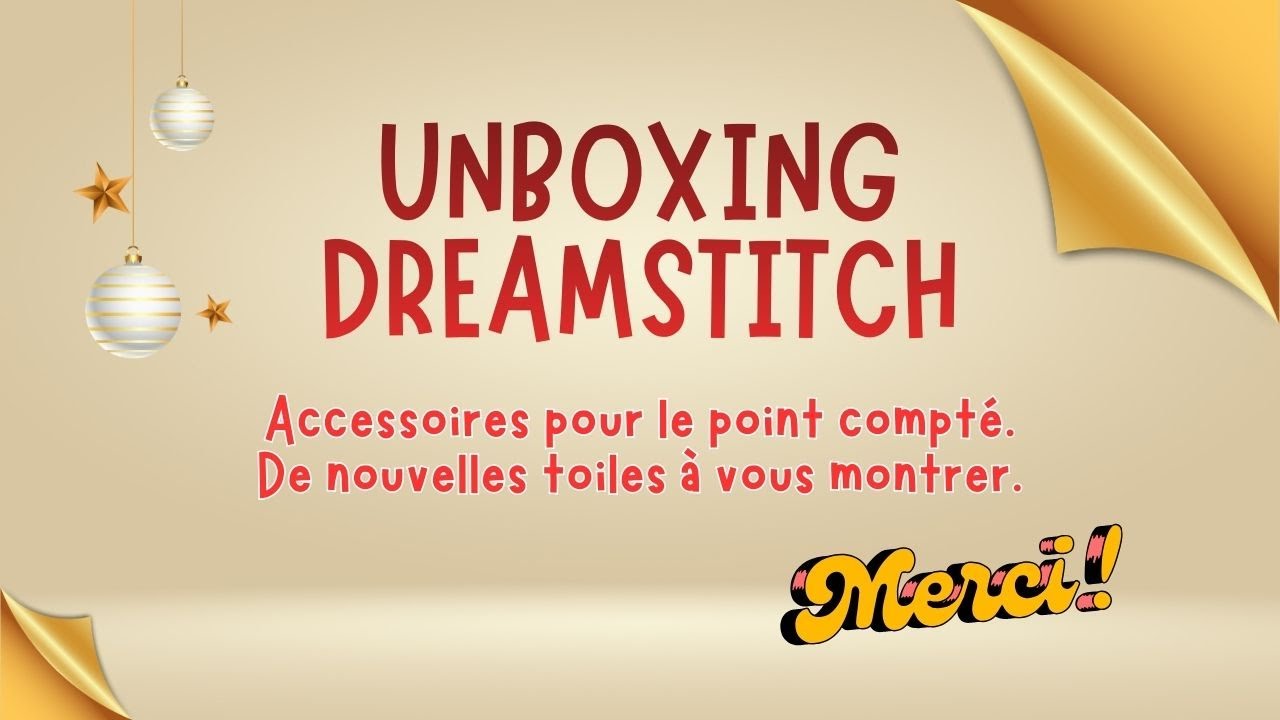 UNBOXING DREAMSTITCH DECEMBRE 2025 #unboxing #dreamstitch #pointdecroix #puntodecruz #crossstitch