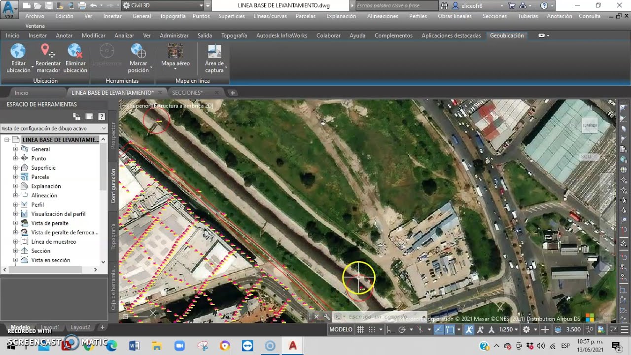 CÓMO CORREGIR LA LÍNEA BASE DE UN LEVANTAMIENTO TOPOGRÁFICO (AUTOCAD CIVIL 3D)