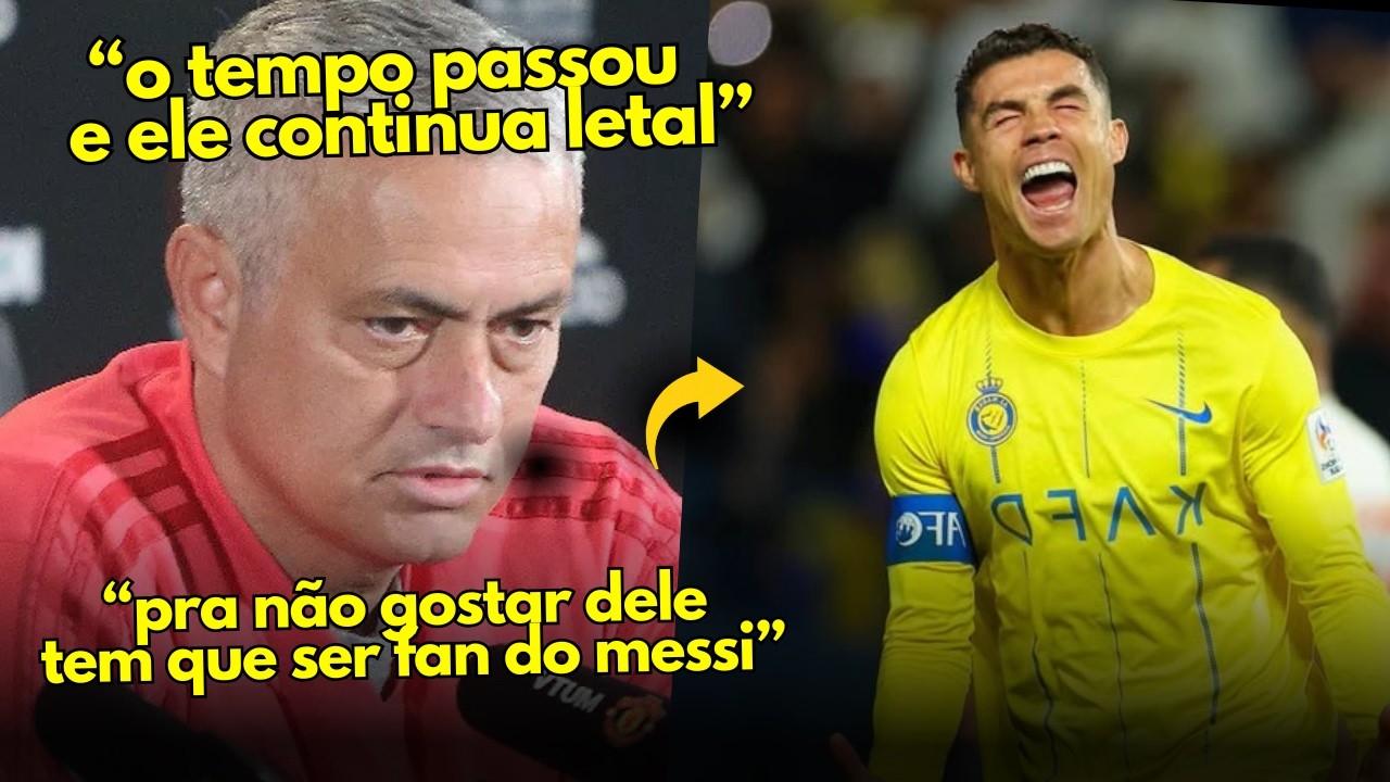 😯MOURINHO ALFINETOU O MESSI!! CRISTIANO RONALDO FAZ GOL ABSURDO E DEIXA MESSI NA MERD*| CR7 PORTUGAL