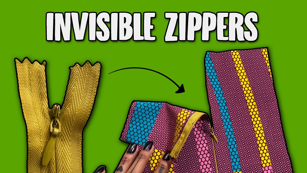 Step-By-Step Instructions On How To Sew an INVISIBLE / CONCEALED ZIPPER for Beginners | @sewquaint