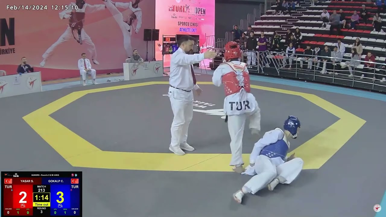 11Th Türkish open M -54kg Sercan Celil Yaşar(TUR) vs Cüneyt Gökalp(TUR)