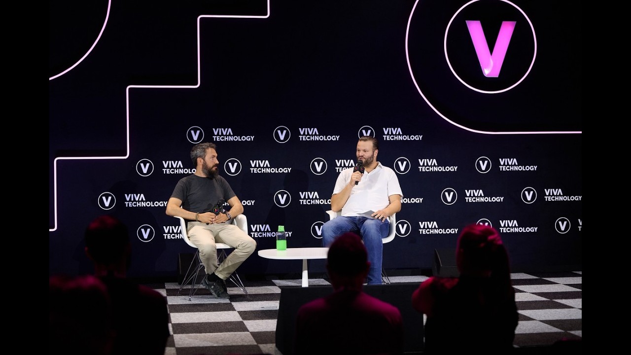 Luca Eisenstecken and Jordi Romero fireside chat at Vivatech 2025