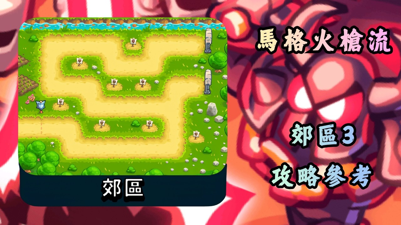 競技場：馬格火槍流 | 郊區3 | Kingdom Rush Battles