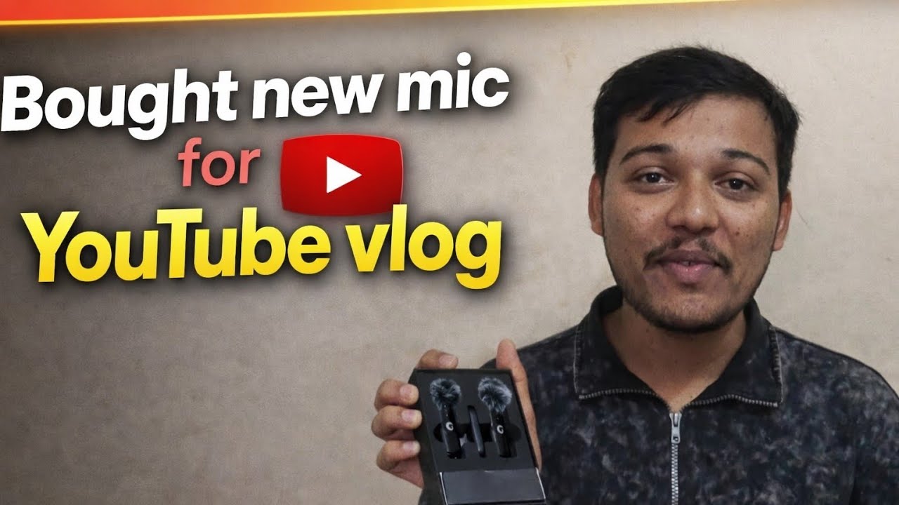 Bought a new mic for vlog 🤩