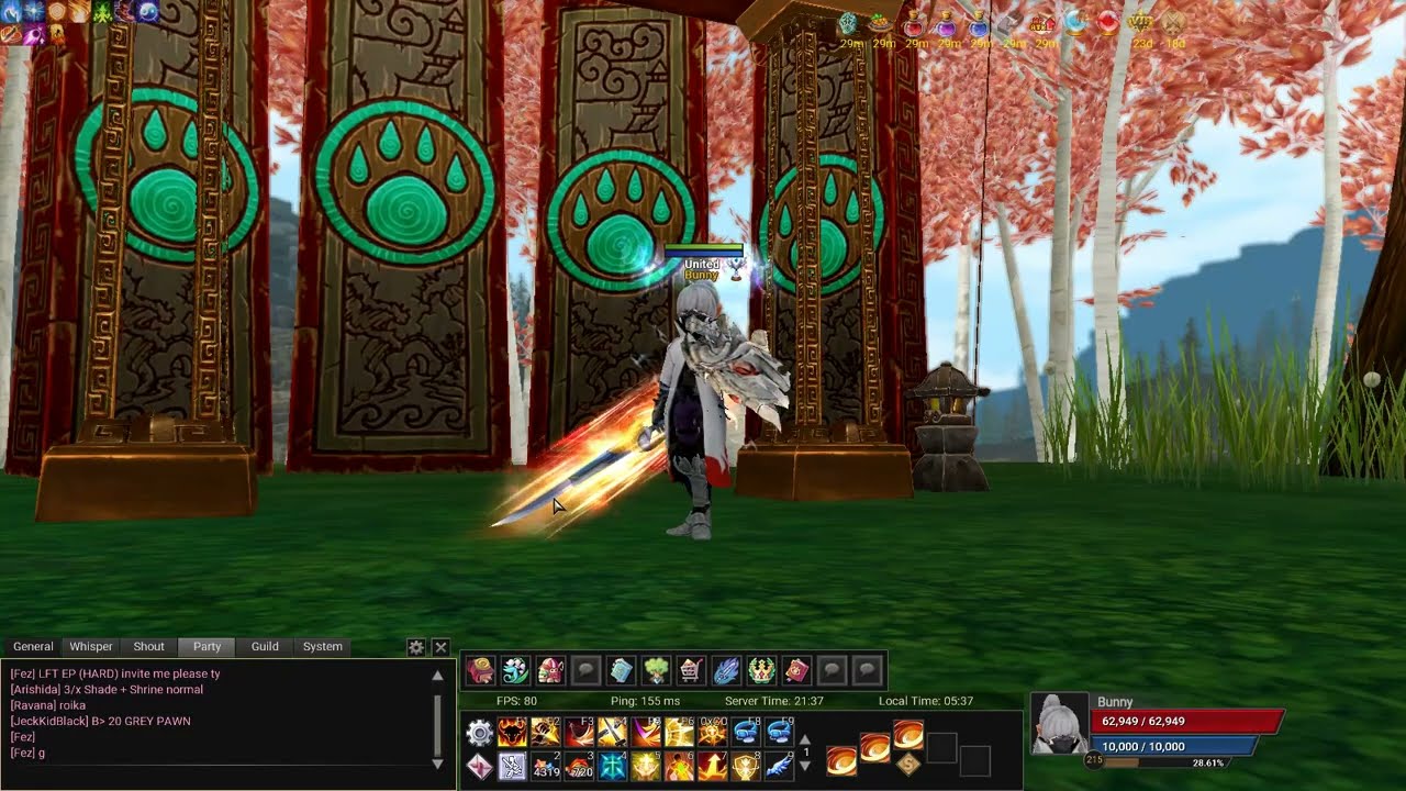 [FlyFF] Chronicles of Madrigal - The Shrine of Life (Hard Mode - Solo Run)