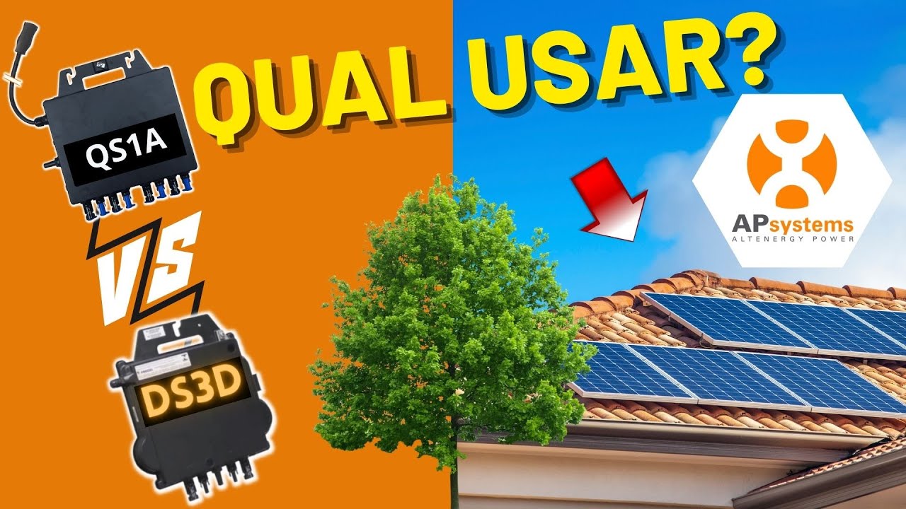 【Evite Perdas!】 Qual Micro Inversor da APSystems Devo Usar? QS1A ou DS3D