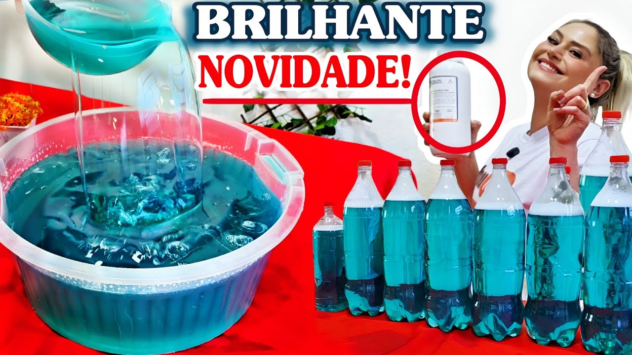 Esse Sabão Lava-Roupas Caseiro Vence Qualquer de Mercado! 💥 Espuma Turbinada com Ácido Sulfônicoq