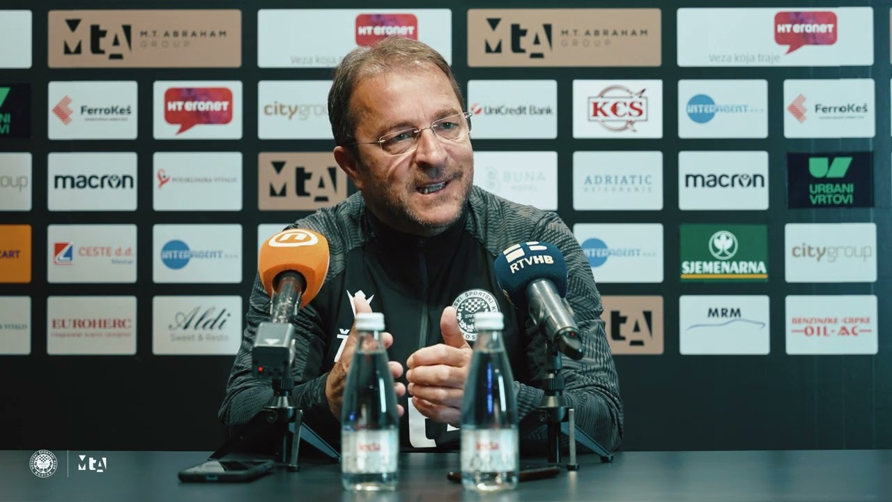 PRESS | Željko Petrović uoči HŠK Zrinjski - FK Borac