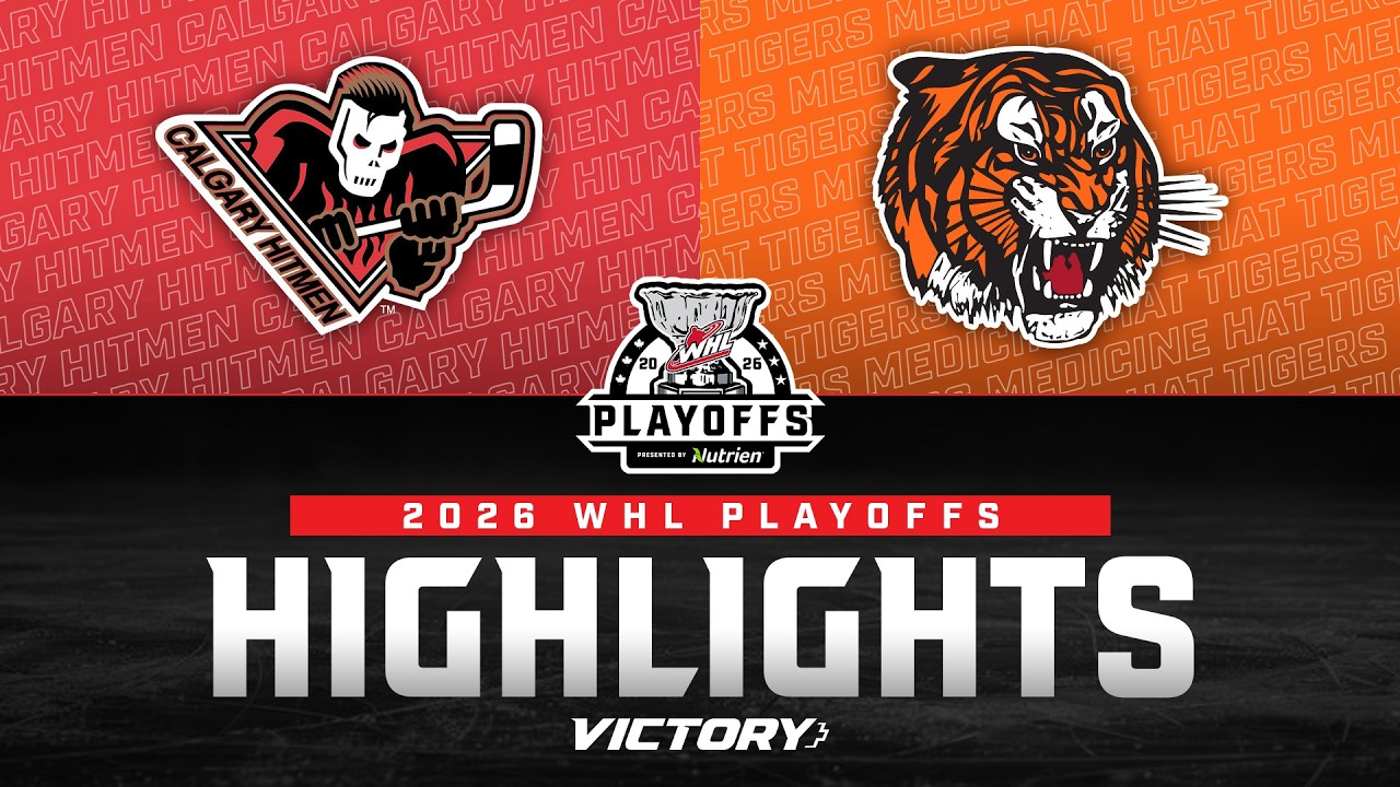 Calgary Hitmen at Medicine Hat Tigers - Game 2 | 2026 WHL Playoffs Highlights