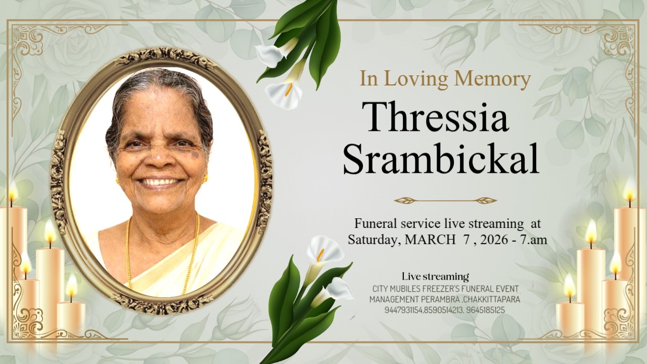 THRESSIA SRAMBICKAL FUNERAL SERVICE