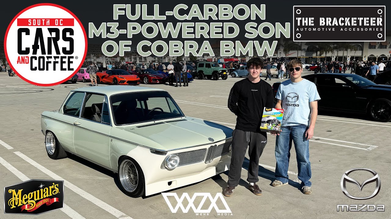 FULL-CARBON M3-POWERED SON OF COBRA BMW - South OC Cars and Coffee.