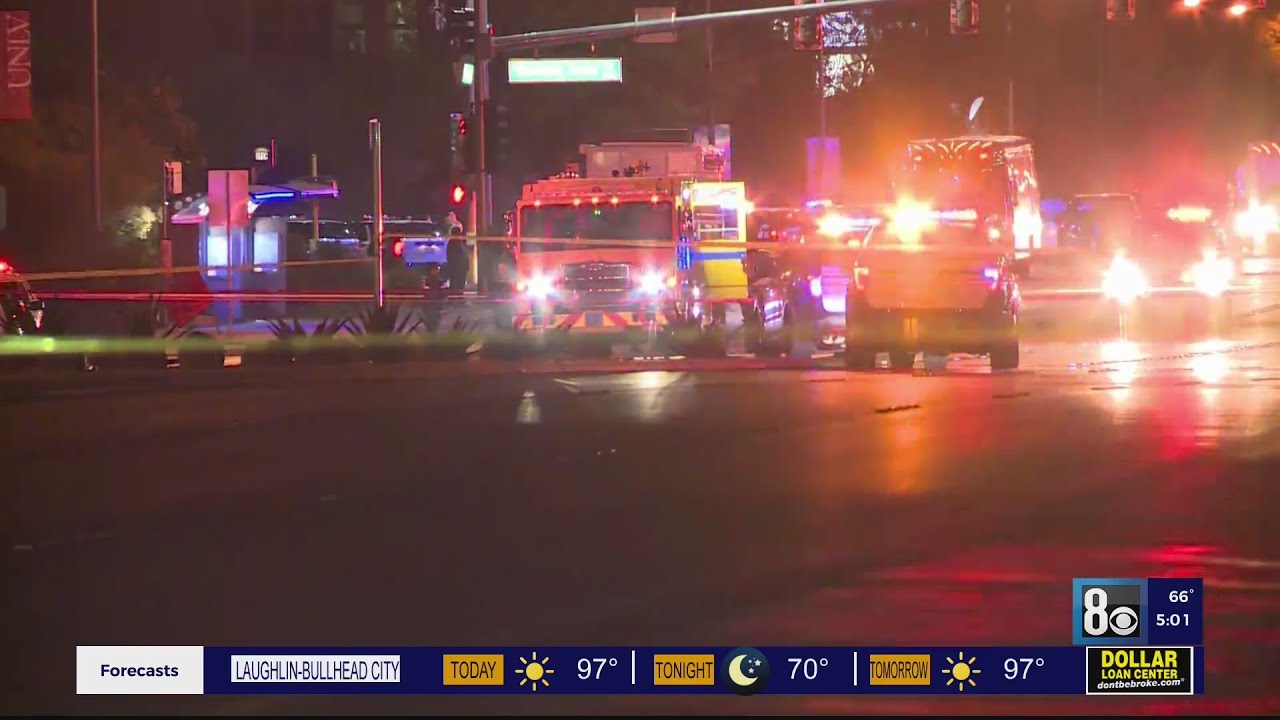 Las Vegas police officer in hospital after officer-involved shooting
