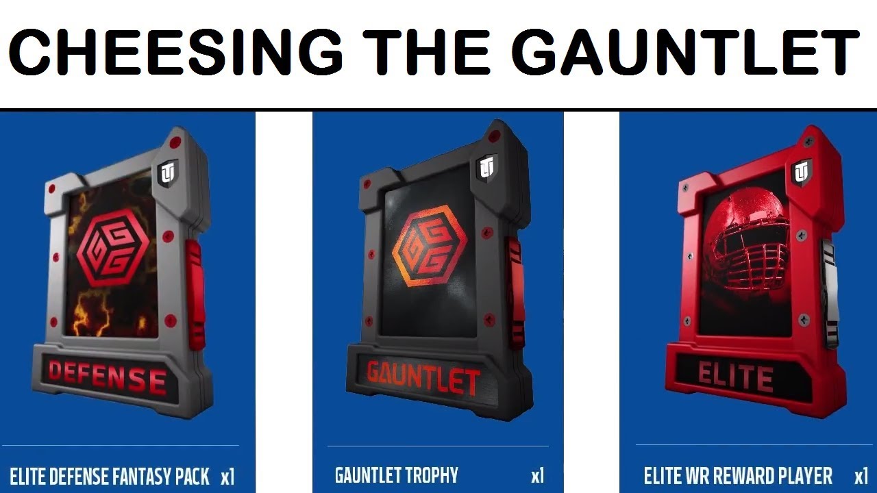 HOW TO BEAT THE NEW GAUNTLET SOLOS AND GAUNTLET REWARD PACK OPENING - MADDEN 18