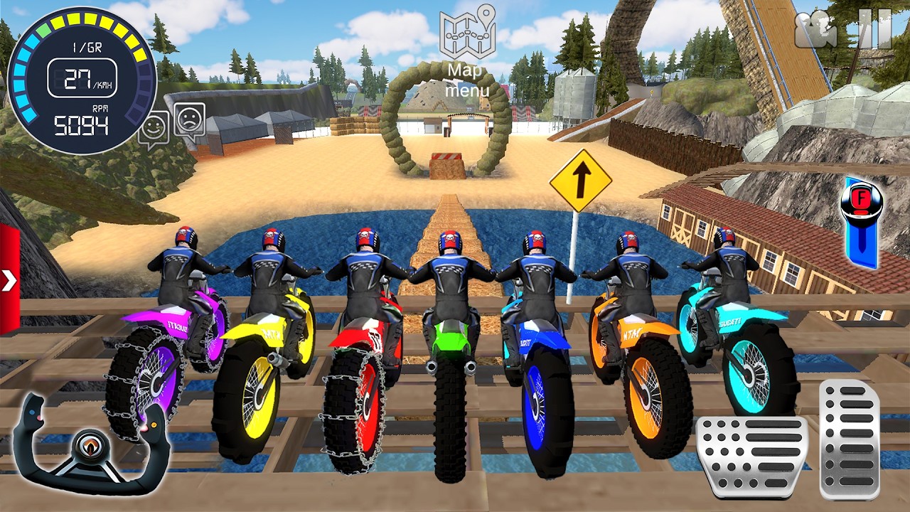 Impossible Offroad Motorbike Rider Racing 3D #2 - Motocross Dirt Bike Stunts - Android Gameplay FHD