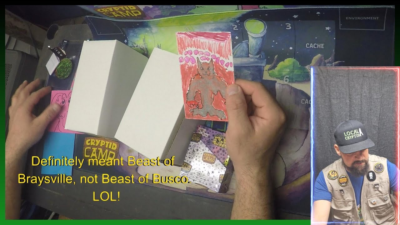 Cryptid Camp mail day from Ebay, @BuzzTCGbreaks and @TMXComics