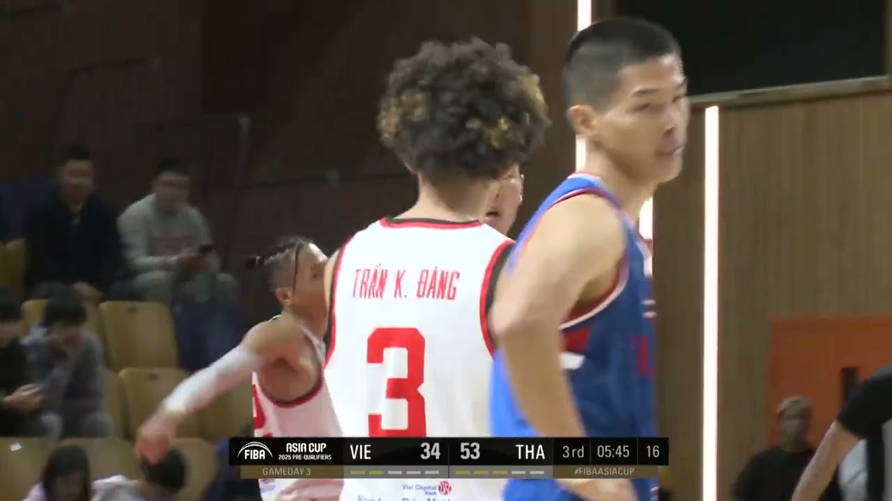 Vietnam v Thailand | FIBA Highlights | Asia Cup 2025 Pre Qualifiers