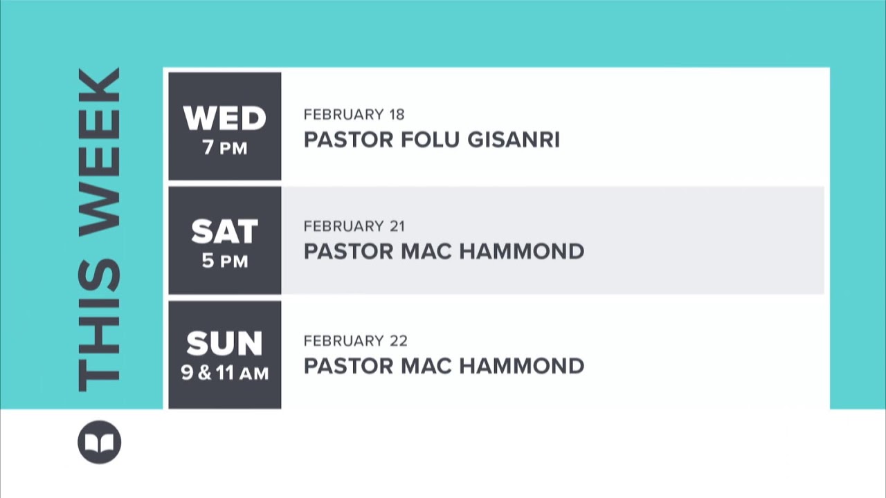 Join Us For Saturday Service! | LW