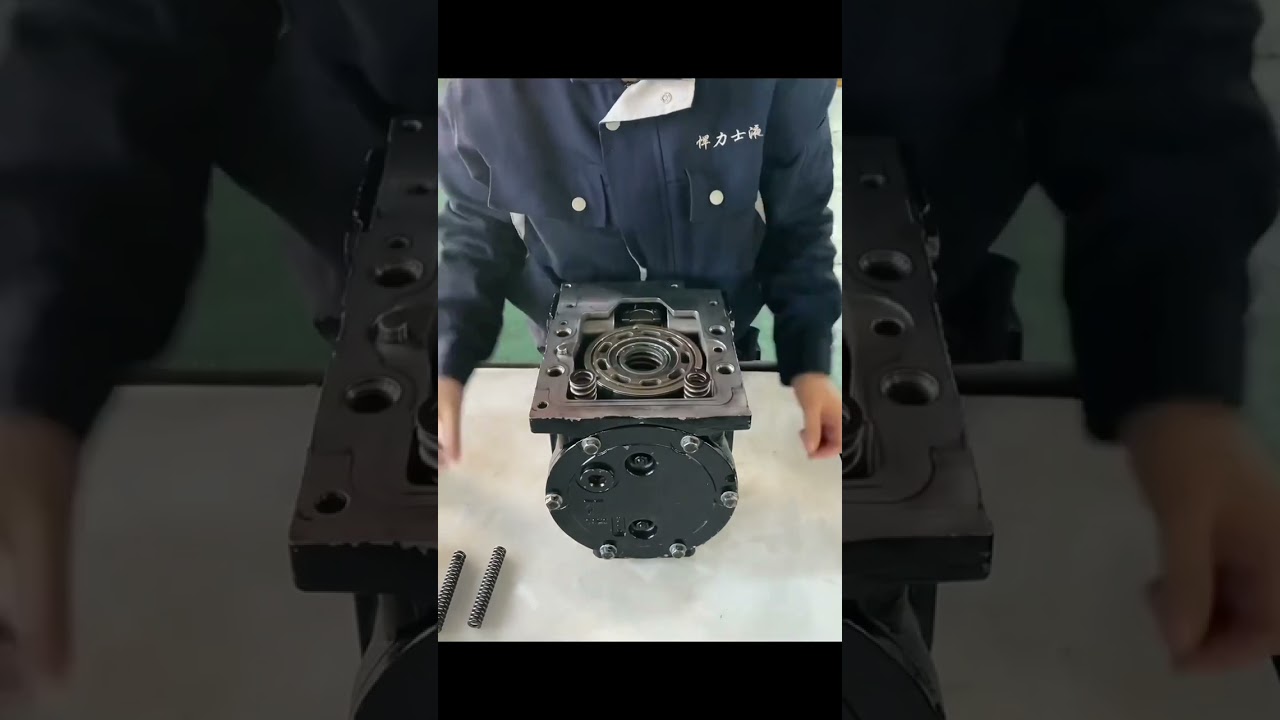 sauer 90R series 90L100 hydraulic pump assemble video —part 2