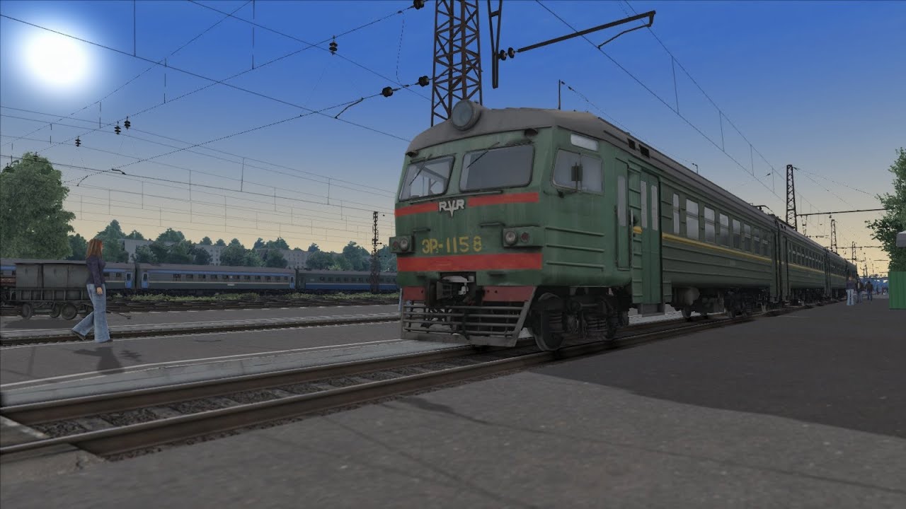 [RailWorks] Запуск электропоезда постоянного тока - ЭР2-1158