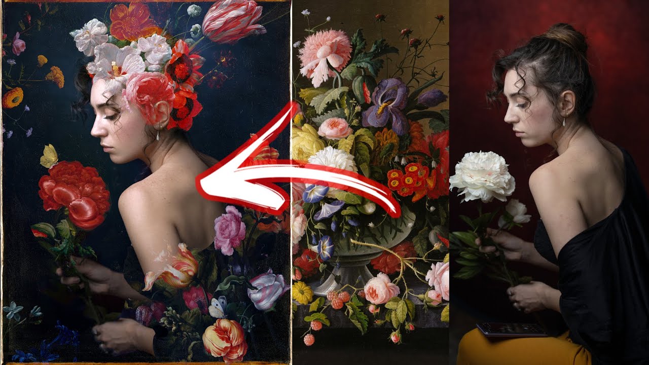 Combine Photography and Art, Photoshop Tutorial + Behind The Scenes