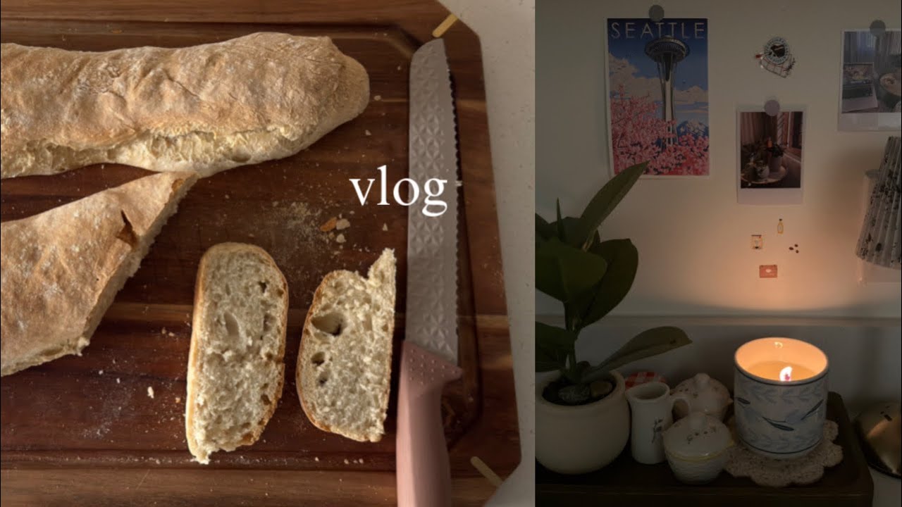 Baking a baguette and cooking pasta 🍝 
