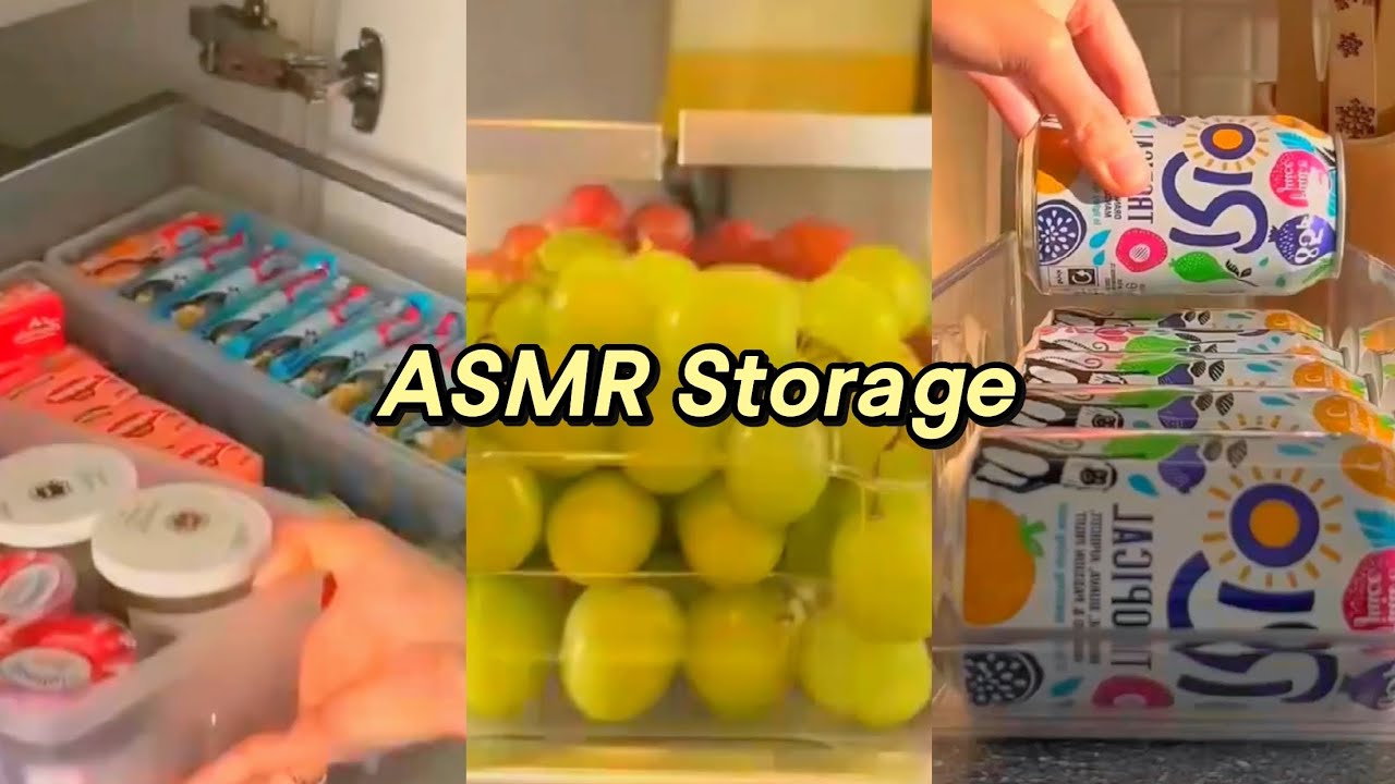 #asmr 沉浸式收纳冰箱-水果｜饮料｜冷冻食品