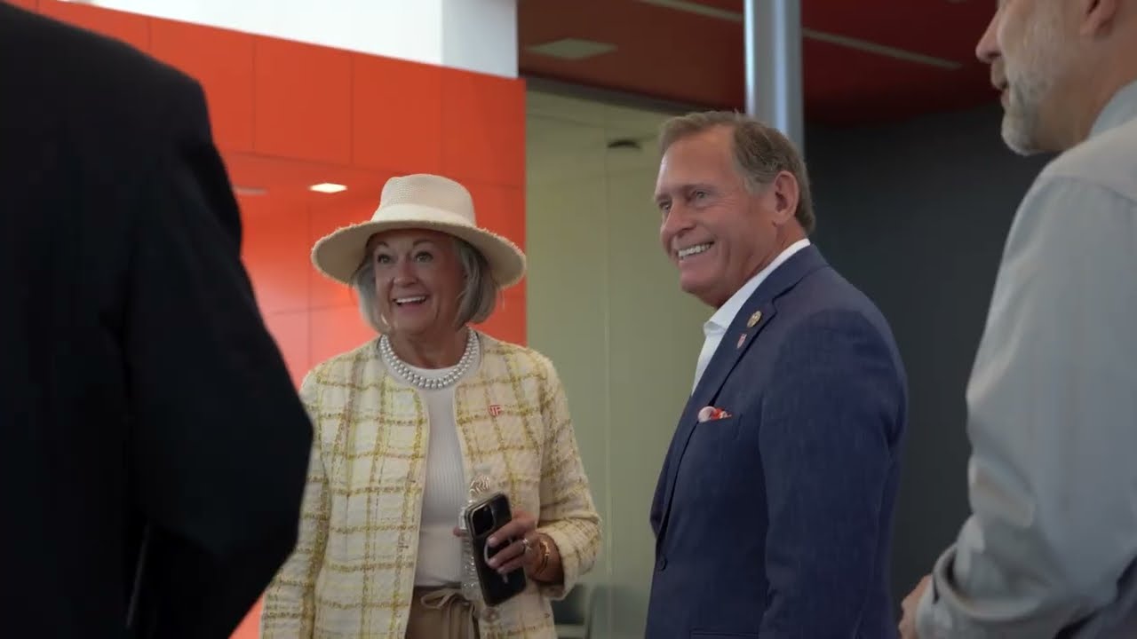 Newly appointed UT System Chancellor Dr. John Zerwas tours UTPB during campus renovation