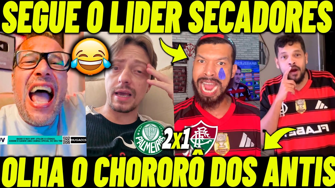 SEGUE O LÍDER SECADORES! OLHA O CHORORÔ DOS FLAMENGUISTAS APÓS A VITÓRIA DO VERDÃO!