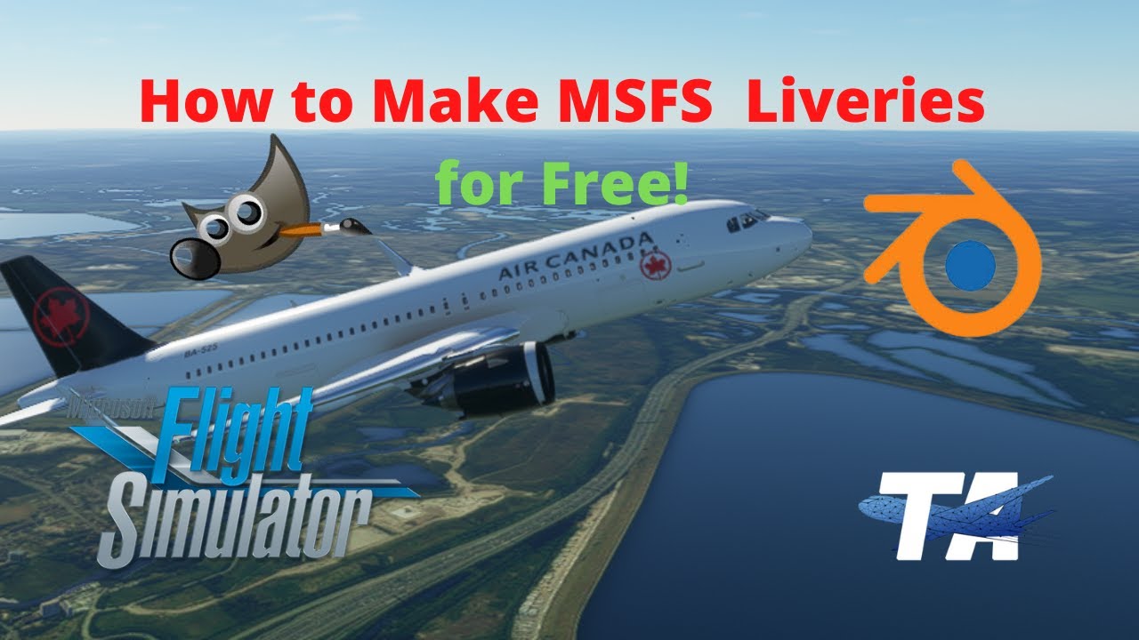 How To Create Your Own Liveries! Microsoft Flight Simulator 2020! FREE/MSFS Tutorial (OUTDATED)