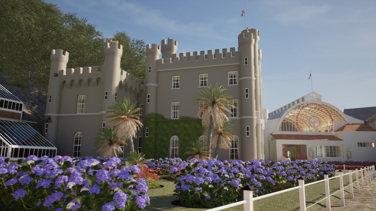 Animated Trip to Derby Castle of 1913