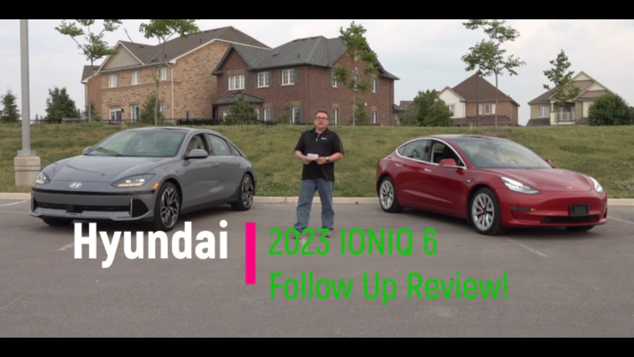 Episode 215 - 2023 Hyundai IONIQ 6 Review Update and Tesla Model 3 Comparison!